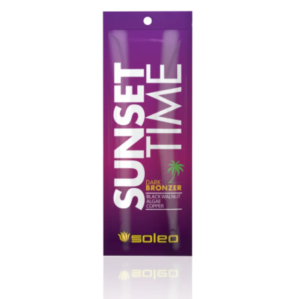 SOLEO Sunset Time - Crème pour solarium avec bronzers, 15 ml