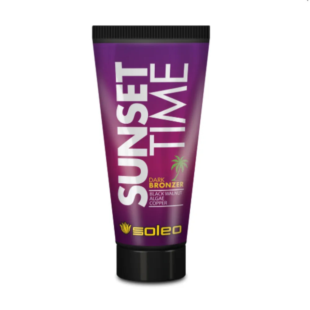 SOLEO Sunset Time - Crème pour solarium avec bronzers, 150 ml
