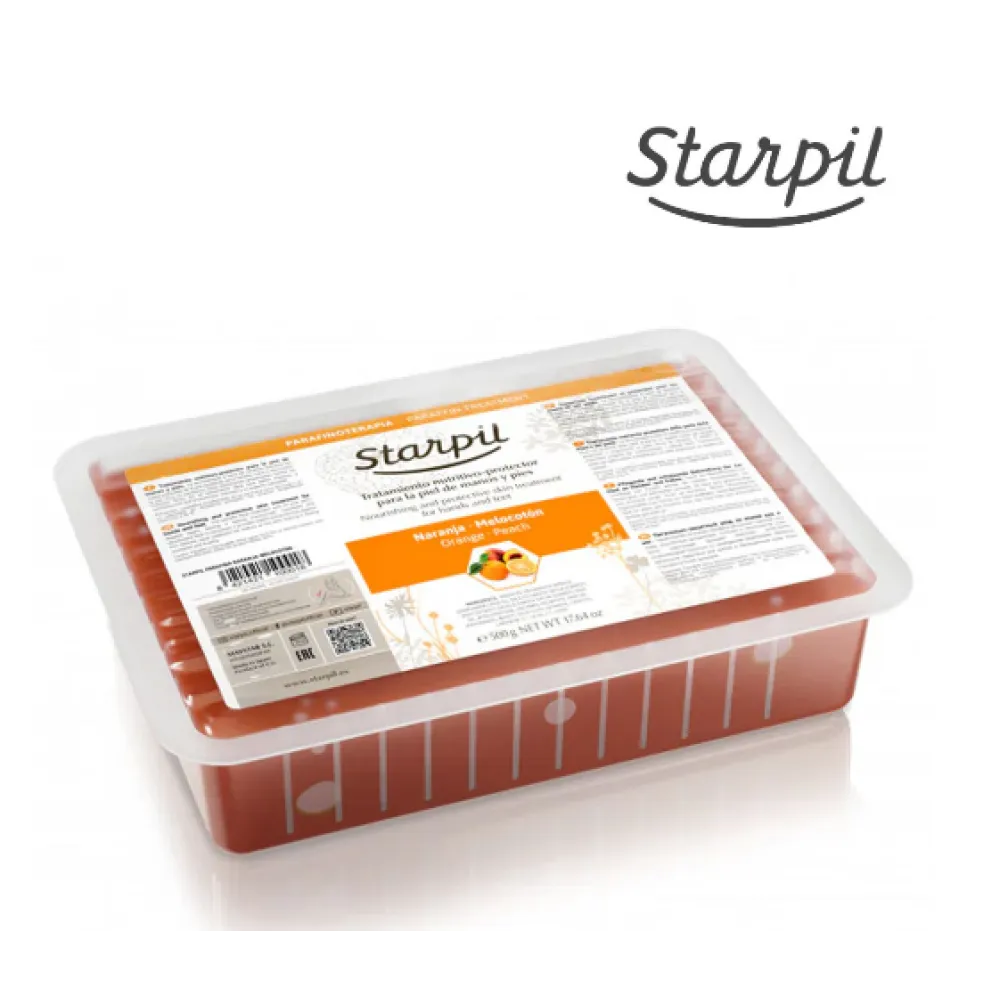 Soin à la paraffine Starpil Orange-Pêche, 500 g