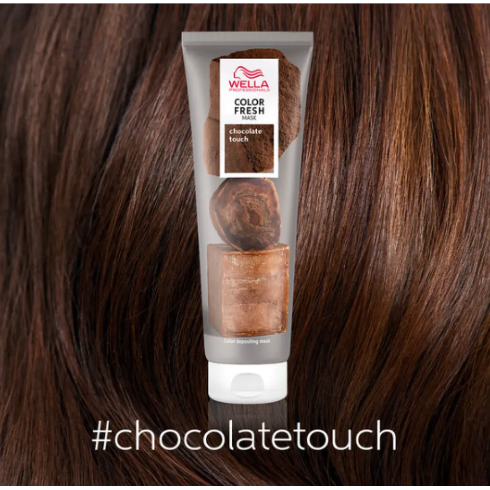 WELLA PROFESSIONAL COLOR FRESH MASK - Chocolate Touch - Masque tonifiant couleur pour cheveux, 150 ml