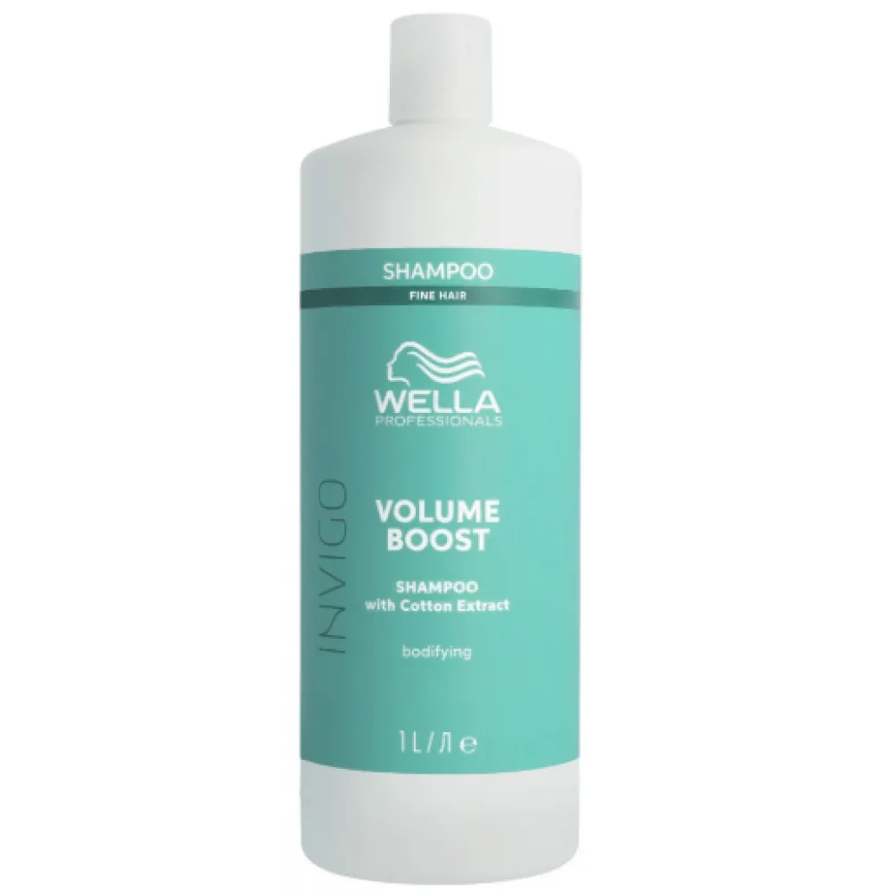 WELLA PROFESSIONAL INVIGO Volume Boost Shampoo — Shampoing volume pour cheveux, 1000 ml
