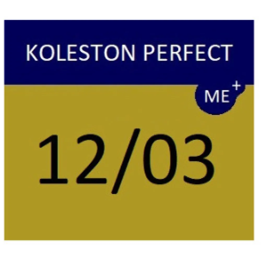 WELLA PROFESSIONALS KOLESTON PERFECT ME+ - Coloration, 12/03 - Blond naturel doré très clair