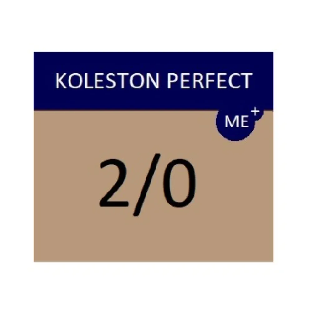 WELLA PROFESSIONALS KOLESTON PERFECT ME+ - Coloration cheveux 2/0 - NOIR