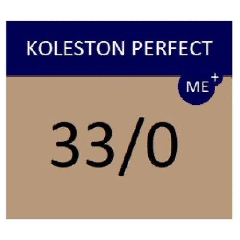 WELLA PROFESSIONALS KOLESTON PERFECT ME+ – Coloration cheveux 33/0 - Brun foncé intensément naturel