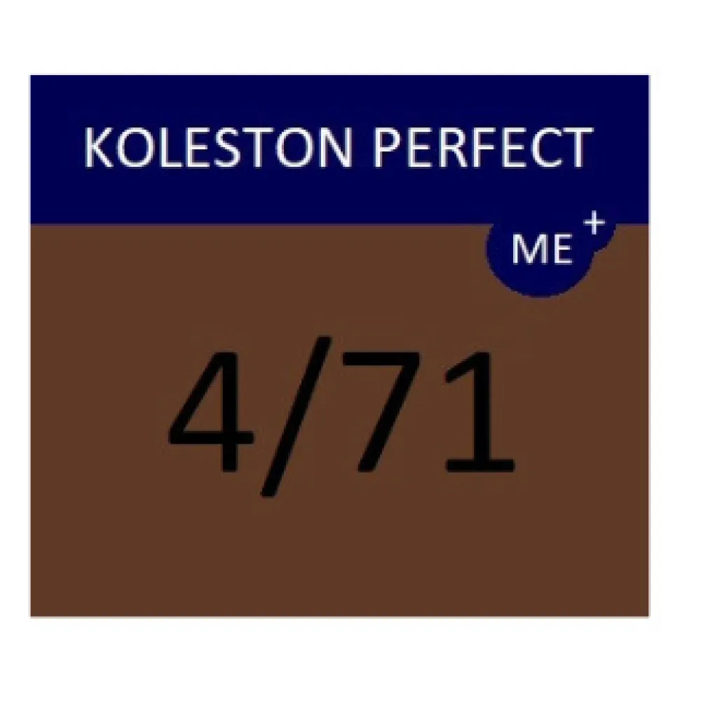 WELLA PROFESSIONALS KOLESTON PERFECT ME+ – Coloration cheveux 4/71 Brun cendré