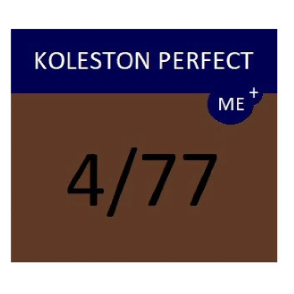 WELLA PROFESSIONALS KOLESTON PERFECT ME+ - Coloration pour cheveux 4/77 - Brun intense