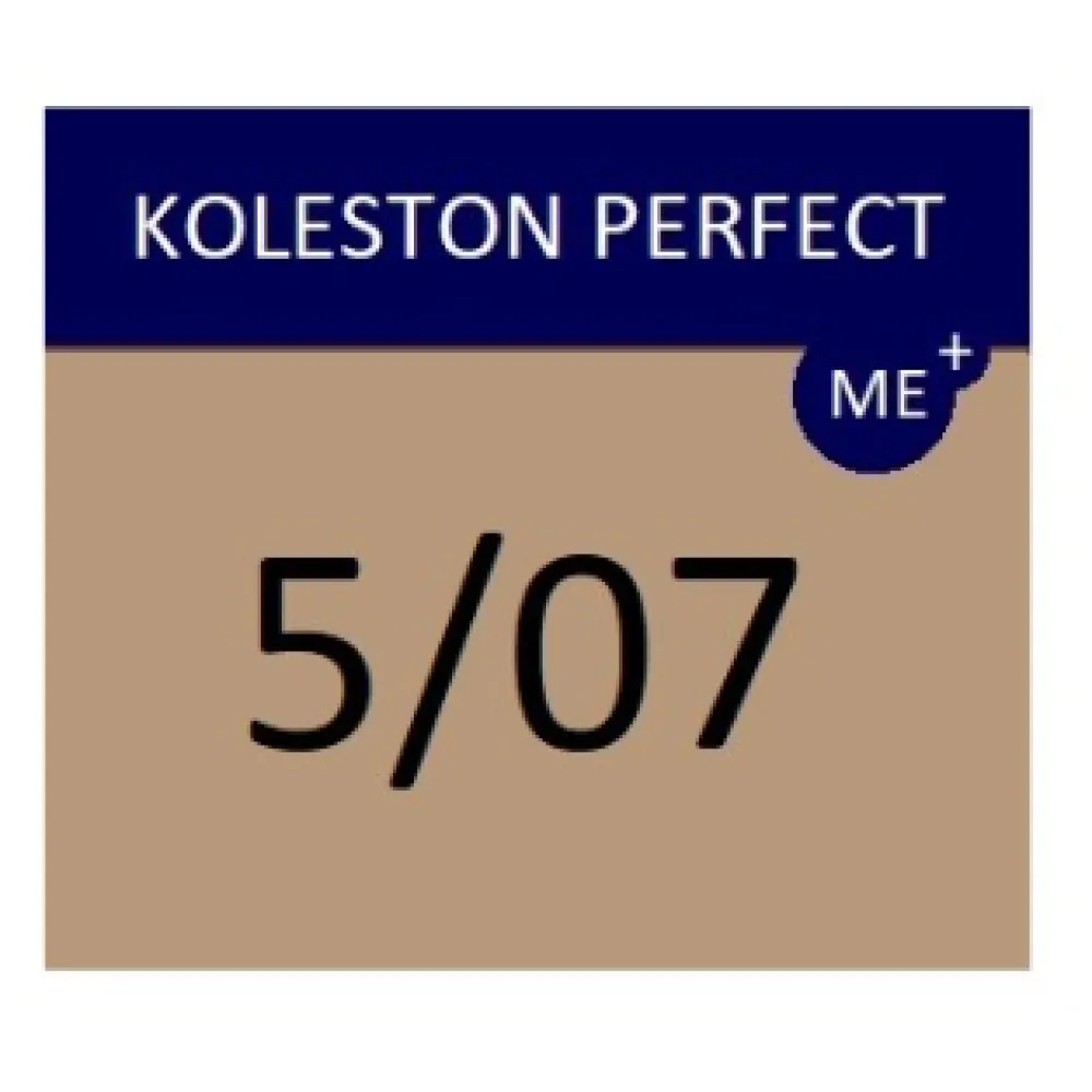 WELLA PROFESSIONALS KOLESTON PERFECT ME+ - Coloration pour cheveux, 5/07 - Brun clair / Brun naturel