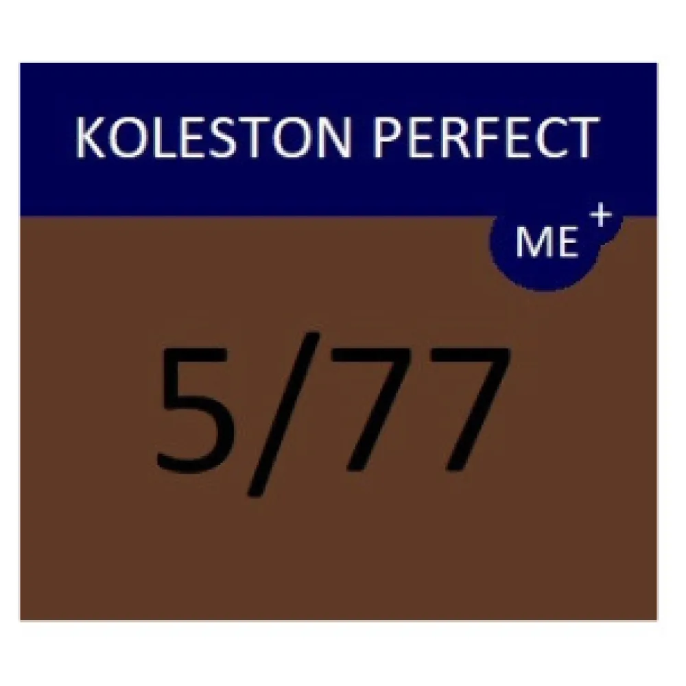 WELLA PROFESSIONALS KOLESTON PERFECT ME+ - Coloration, 5/77 - Châtain clair intense