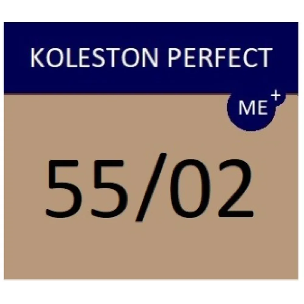 WELLA PROFESSIONALS KOLESTON PERFECT ME+ - Coloration capillaire, 55/02 - Brun clair intense naturel mat