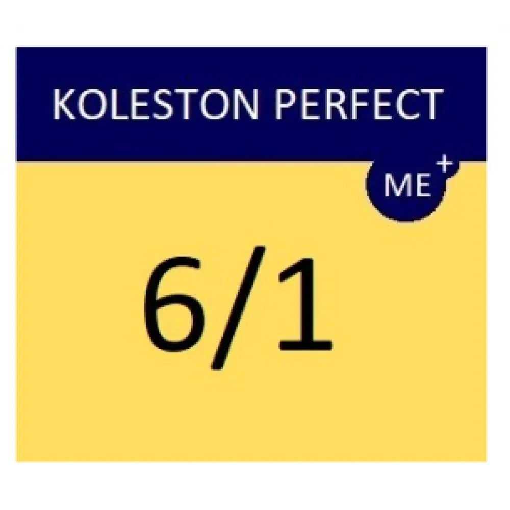 WELLA PROFESSIONALS KOLESTON PERFECT ME+ - Coloration pour cheveux, 6/1 - Blond cendré foncé