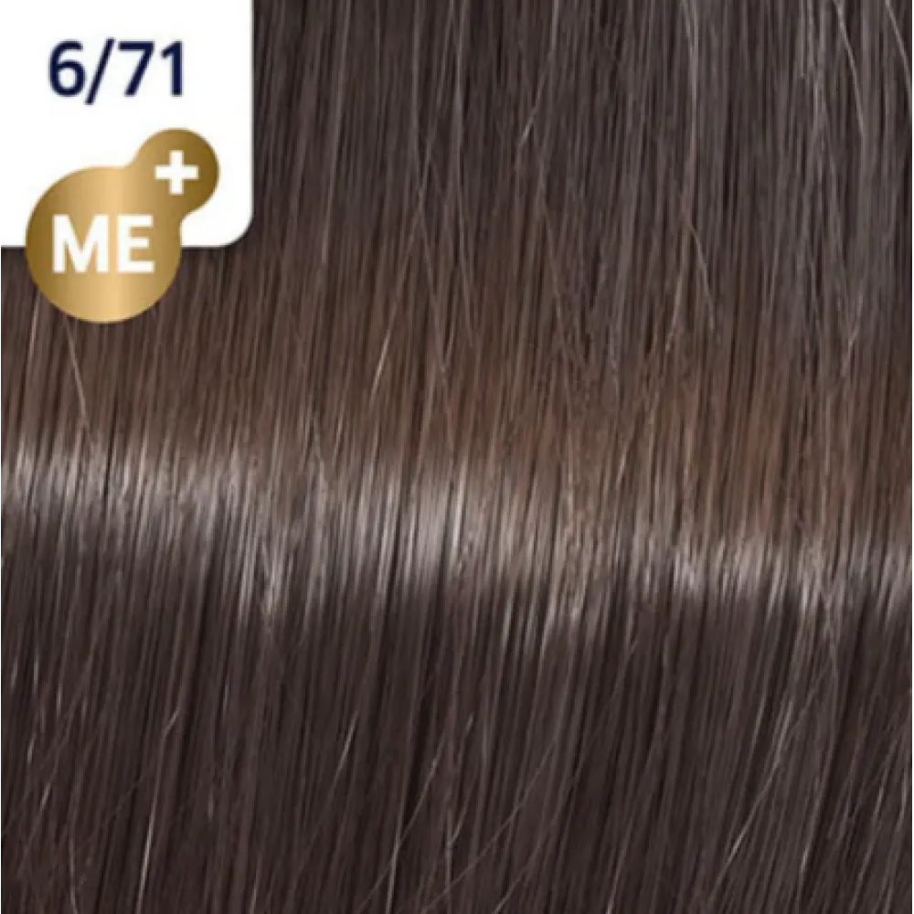 WELLA PROFESSIONALS KOLESTON PERFECT ME+ - Coloration capillaire, 6/71 - Blond foncé cendré-brun