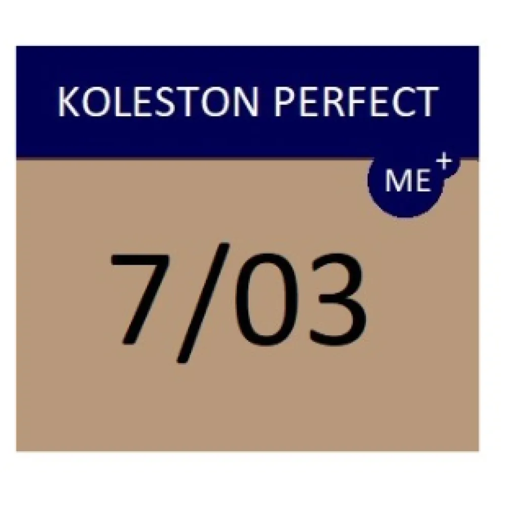 WELLA PROFESSIONALS KOLESTON PERFECT ME+ - Coloration capillaire, 7/03 - BLOND DORÉ NATUREL