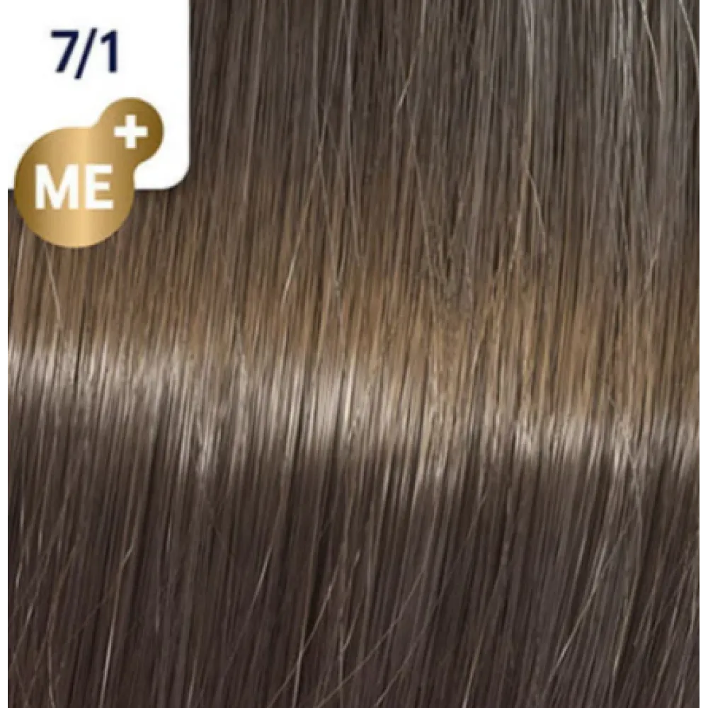 WELLA PROFESSIONALS KOLESTON PERFECT ME+ - Coloration cheveux 7/1 - Blond cendré