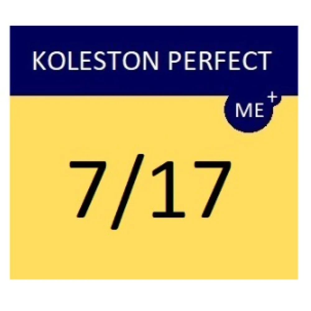 WELLA PROFESSIONALS KOLESTON PERFECT ME+ - Coloration capillaire 7/17 - Blond moyen cendré-brun