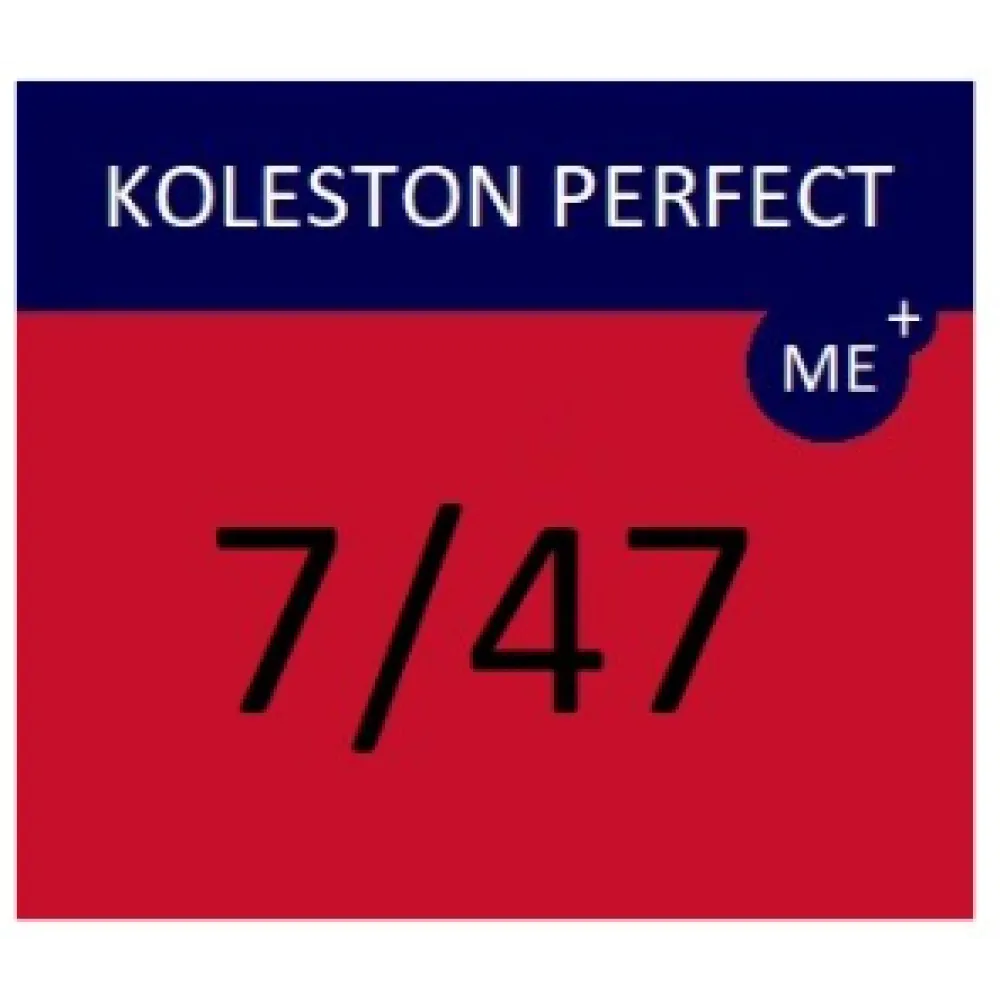 WELLA PROFESSIONALS KOLESTON PERFECT ME+ - Coloration cheveux 7/47 – Blond brun moyen rouge