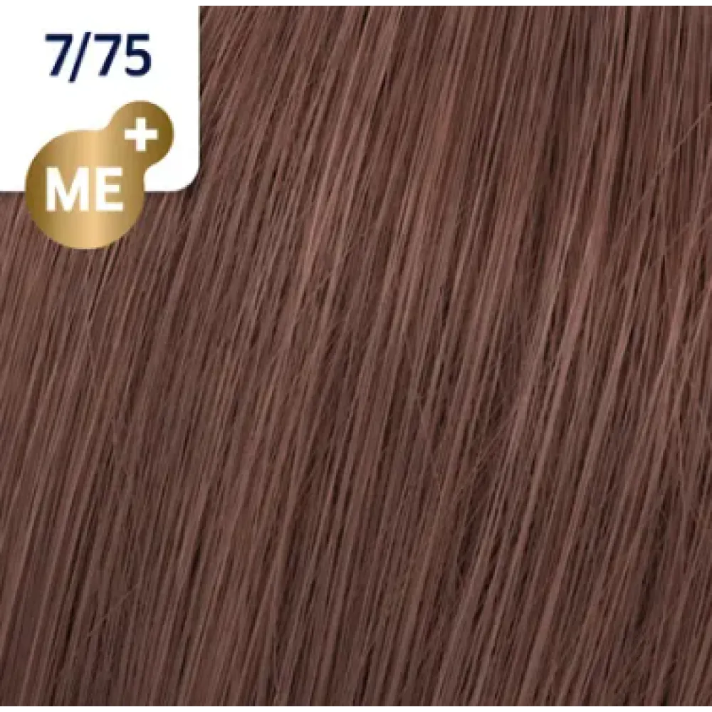 WELLA PROFESSIONALS KOLESTON PERFECT ME+ - Coloration pour cheveux, 7/75 - Blond moyen brun rouge-violet