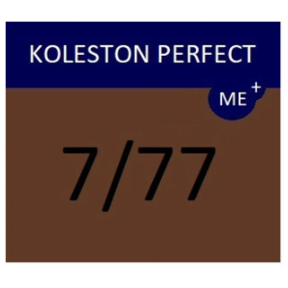 WELLA PROFESSIONALS KOLESTON PERFECT ME+ - Coloration pour cheveux, 7/77 - Blond moyen / Brun intense