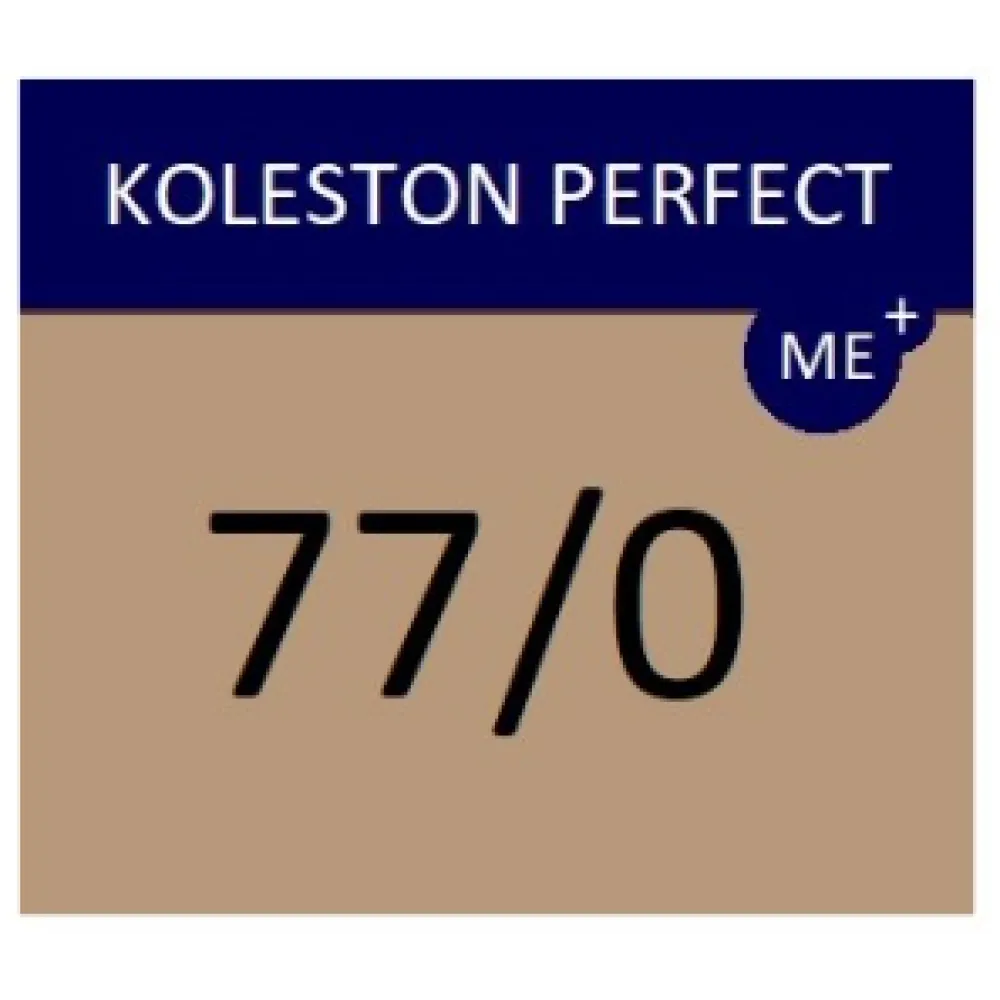 WELLA PROFESSIONALS KOLESTON PERFECT ME+ - Coloration cheveux 77/0 – Blond moyen intense
