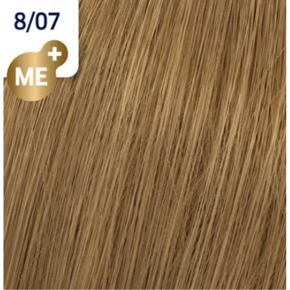 WELLA PROFESSIONALS KOLESTON PERFECT ME+ - Coloration cheveux 8/07 - Blond clair / Brun naturel