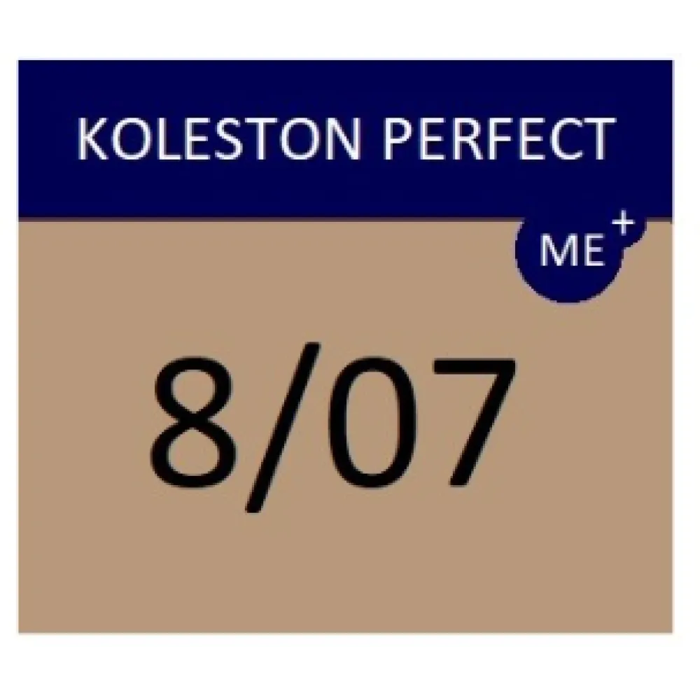 WELLA PROFESSIONALS KOLESTON PERFECT ME+ - Coloration cheveux 8/07 - Blond clair / Brun naturel