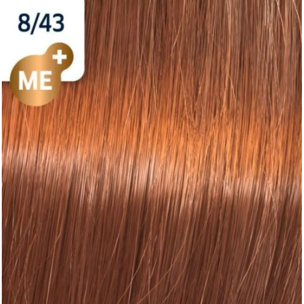 WELLA PROFESSIONALS KOLESTON PERFECT ME+ - Coloration 8/43 - Blond doré rouge clair
