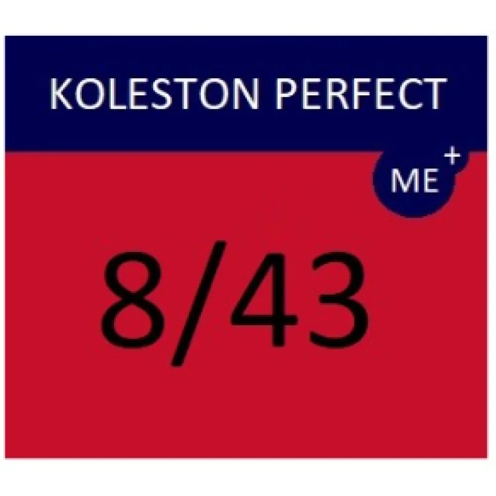 WELLA PROFESSIONALS KOLESTON PERFECT ME+ - Coloration 8/43 - Blond doré rouge clair