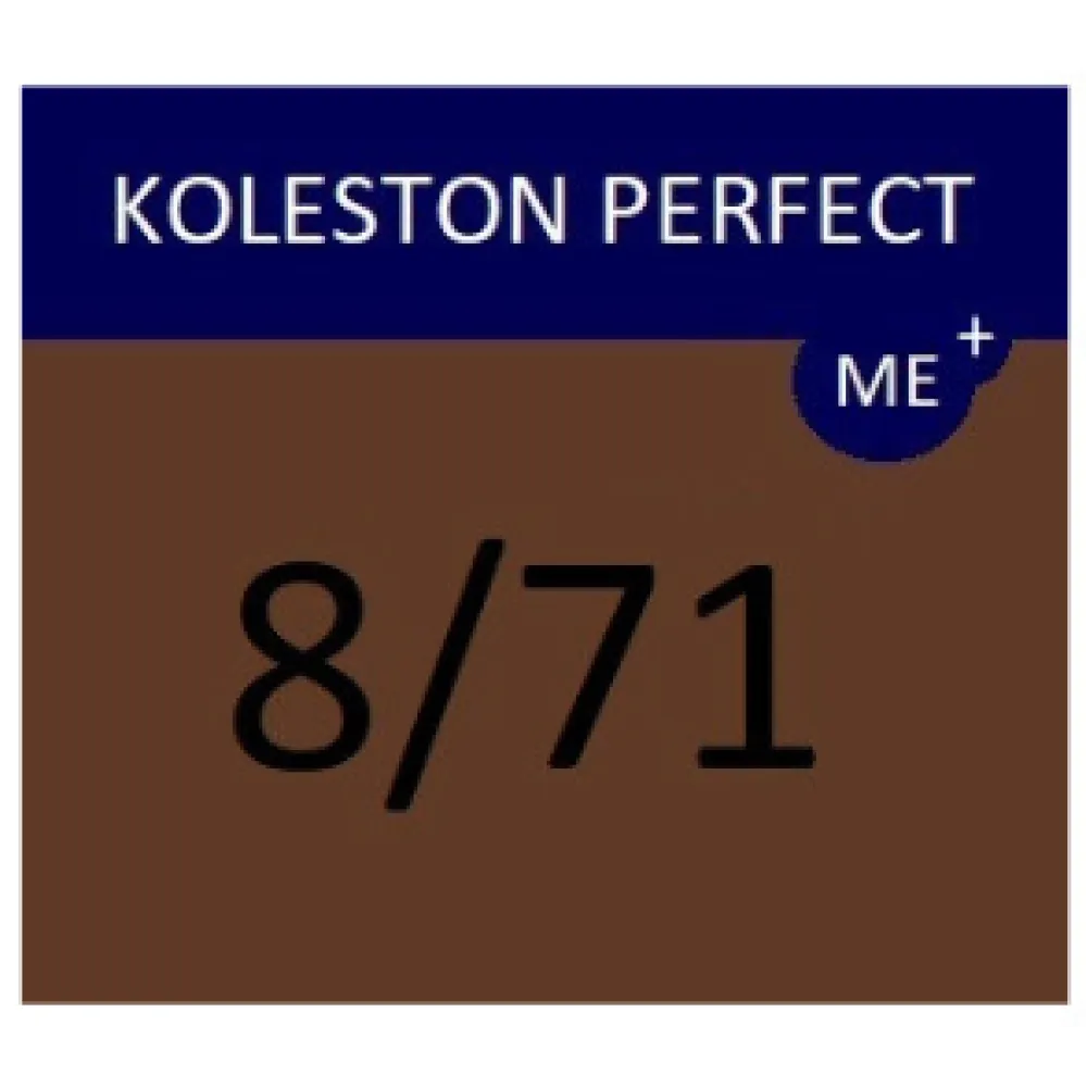 WELLA PROFESSIONALS KOLESTON PERFECT ME+ — Coloration cheveux 8/71 - Blond clair cendré-brun