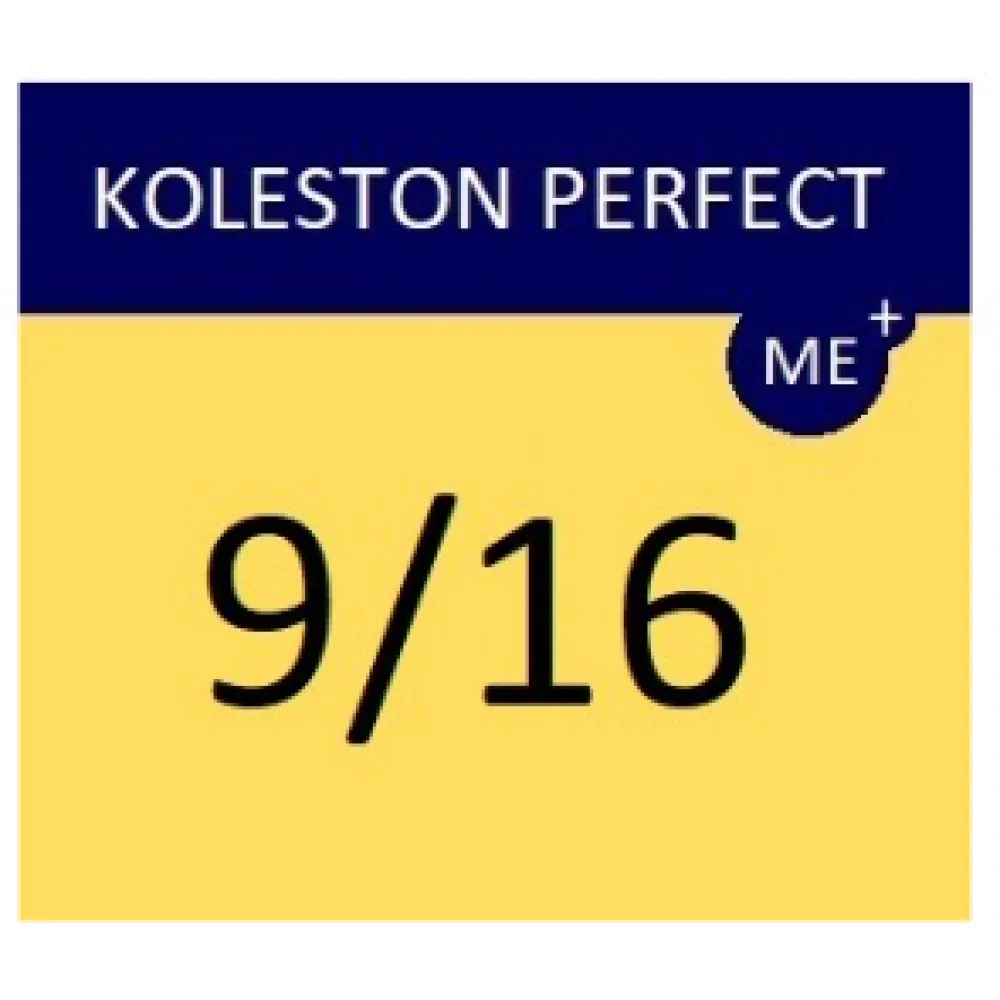 WELLA PROFESSIONALS KOLESTON PERFECT ME+ - Coloration cheveux 9/16 - Blond très clair cendré violacé