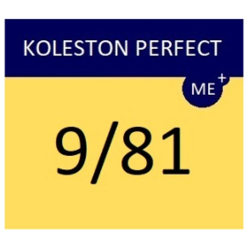 WELLA PROFESSIONALS KOLESTON PERFECT ME+ - Coloration 9/81 - Blond très clair cendré perlé