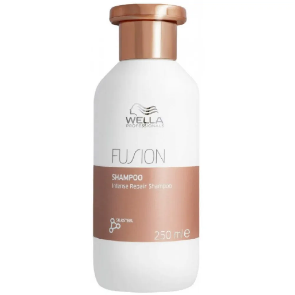 WELLA PROFESSIONAL FUSION Shampoo - Shampooing pour cheveux abîmés, 250 ml