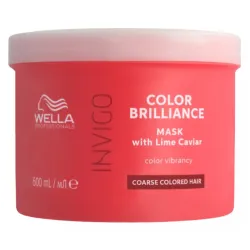 WELLA PROFESSIONAL INVIGO Color Brilliance Masque pour cheveux épais et colorés, 500 ml