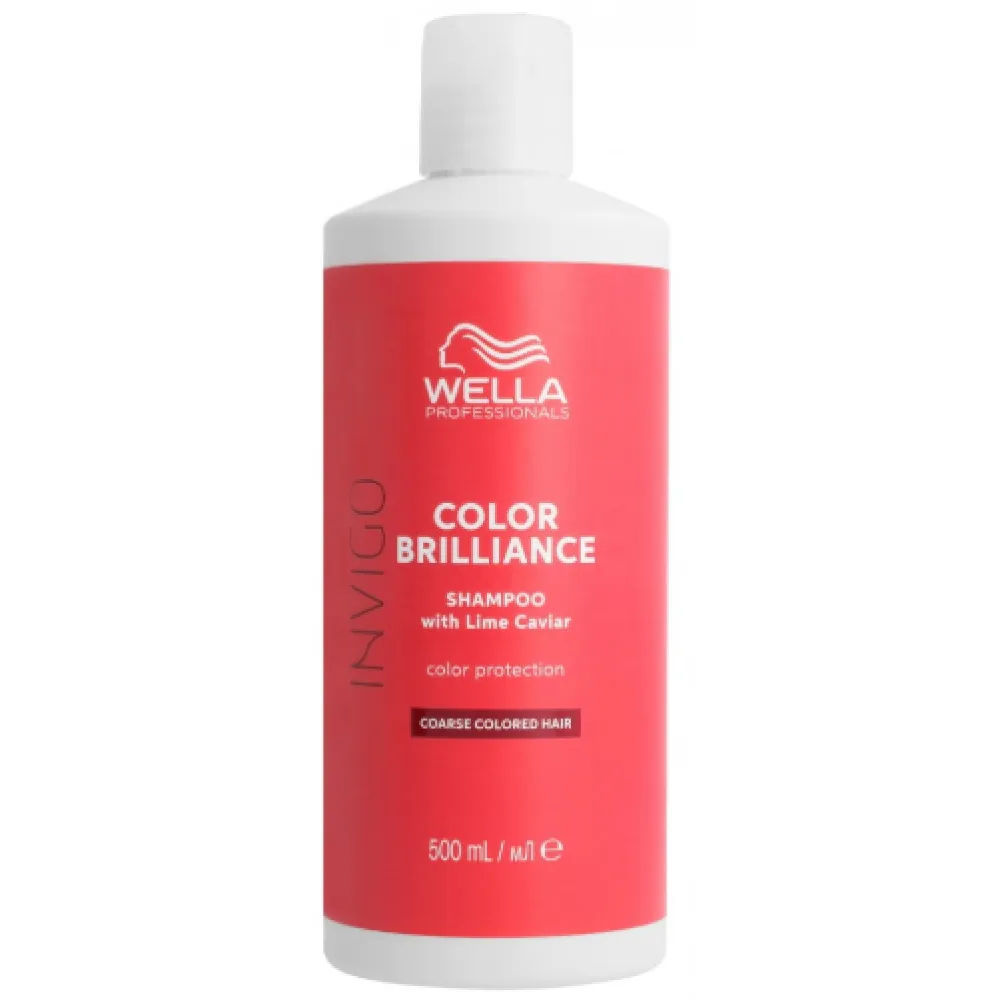 WELLA PROFESSIONAL INVIGO Color Brilliance — Shampooing pour cheveux épais et colorés, 500 ml