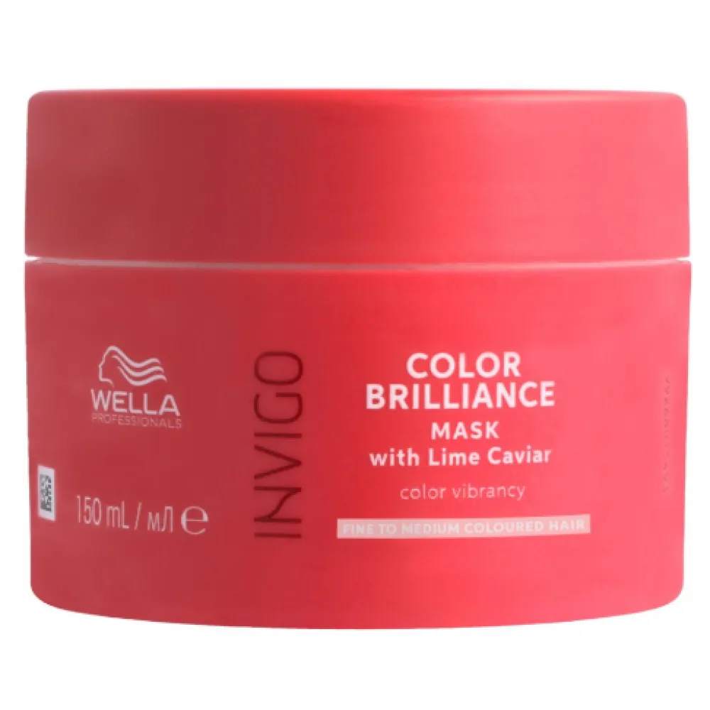 WELLA PROFESSIONAL INVIGO Color Brilliance Masque pour cheveux colorés fins/normaux, 150 ml