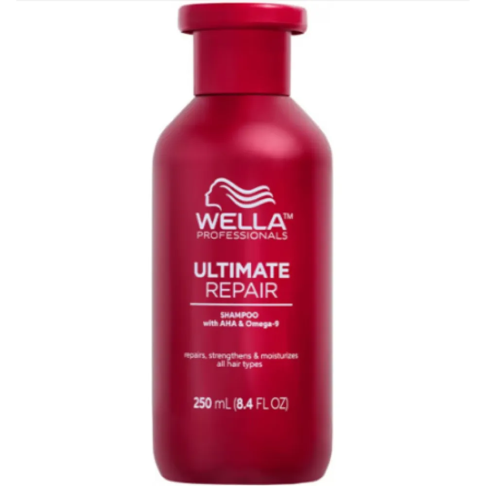WELLA PROFESSIONAL ULTIMATE REPAIR Shampoo – Shampooing réparateur pour cheveux abîmés, 250 ml