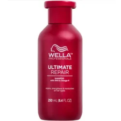 WELLA PROFESSIONAL ULTIMATE REPAIR Shampoo – Shampooing réparateur pour cheveux abîmés, 250 ml