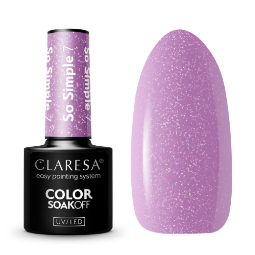 CLARESA So Simple 7 - Vernis gel, 5 ml