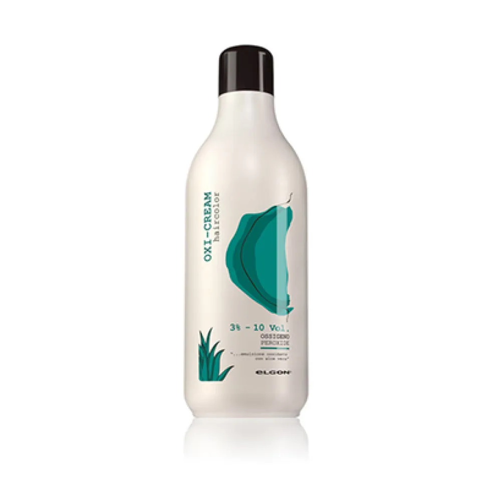 ELGON Oxi-cream haircolor 3% - Émulsion oxydante à l'aloe vera, 1000 ml
