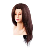Tête de mannequin Ellen à cheveux naturels – 40 cm