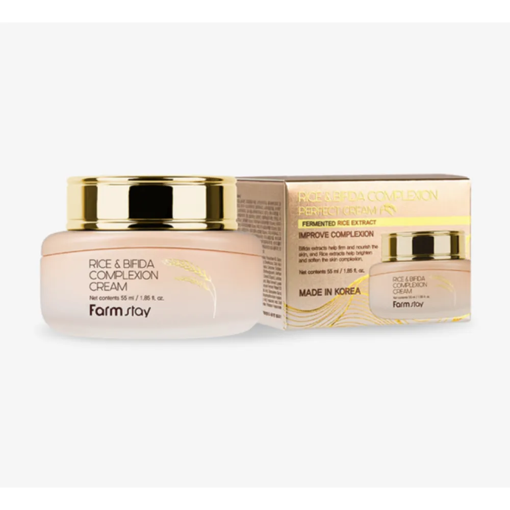 FarmStay Rice&Bifida Complexion Perfect cream, 55ml (805029)
