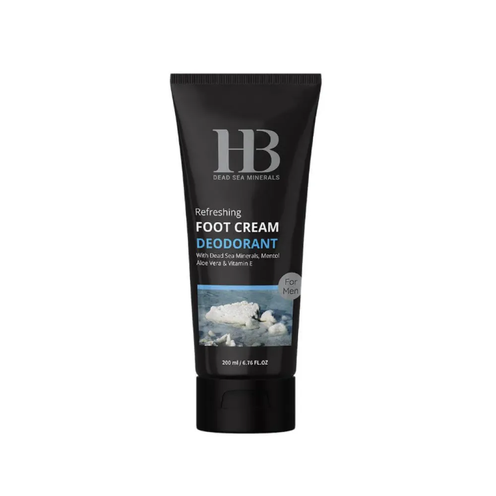 Health&Beauty Crème rafraîchissante déodorante pour pieds pour hommes, 200 ml (H&B100099)