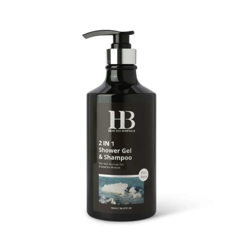HEALTH&BEAUTY Gel douche & shampooing pour hommes, 780 ml (H&B00092)