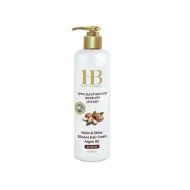 H&B Moist & Shine Argan Oil Hair Cream No-Rinse – Crème capillaire hydratante et brillante à l'huile d'argan et silicone, sans rinçage, 400 ml