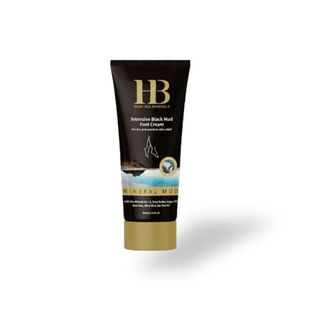 H&B Crème intensive pour les pieds à la boue noire, 100 ml (H&B0057)