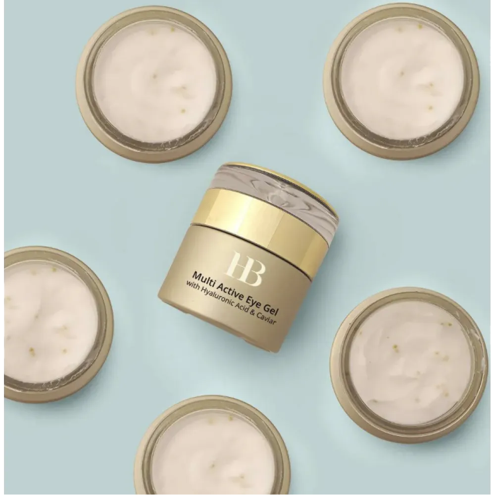 H&B PREMIUM LINE Gel Multi-Actif Contour des Yeux à l'Acide Hyaluronique et au Caviar, 50 ml (h&b-gel)