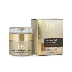 H&B PREMIUM LINE Crème de nuit multi-active avec acide hyaluronique et extrait de caviar