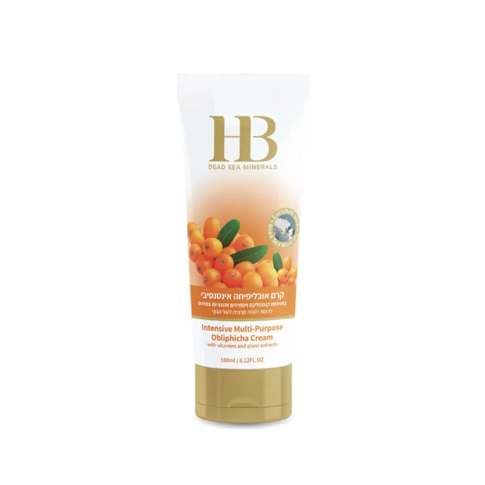 Health&Beauty Intensive Obliphicha Crème Corps Multi-Usage – Crème anti-âge à l'huile d'argousier, 180 ml (H&B00029)