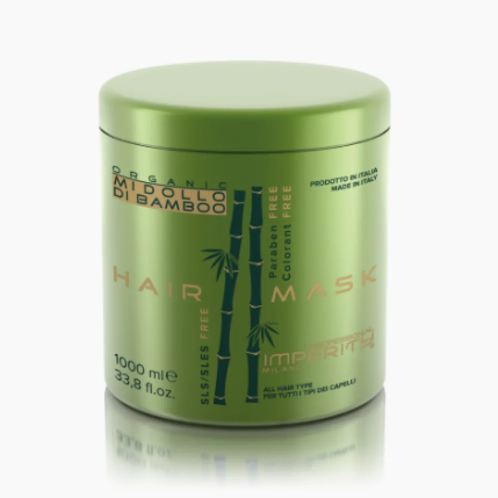 IMPERITY ORGANIC MI DOLLO DI BAMBOO mask - Masque capillaire au bambou, aux acides aminés et aux protéines, 1000 ml