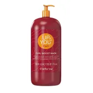 Inebrya UP to YOU Curl Boost Mask - Masque hydratant pour cheveux bouclés, 1000 ml
