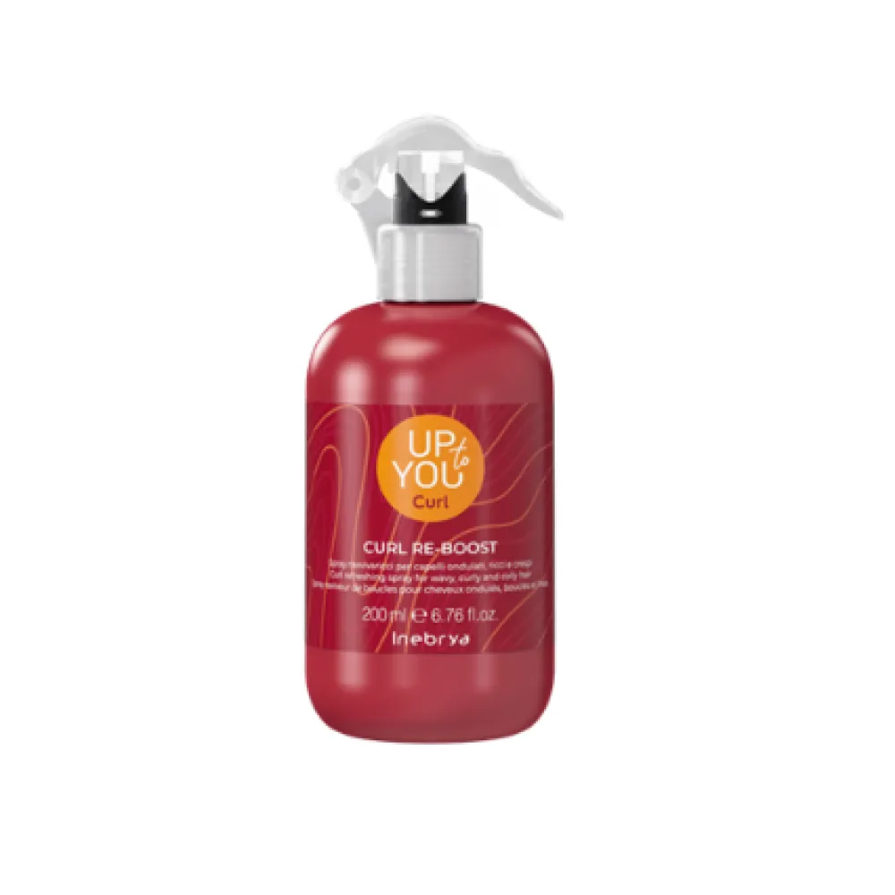 Inebrya UP to YOU Curl Re-Boost Spray - Spray coiffant pour cheveux bouclés, 200 ml