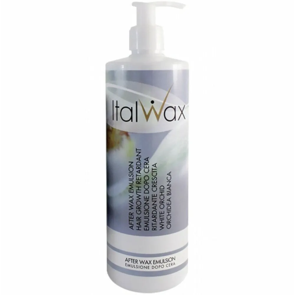 Italwax Emulsion après-épilation retardatrice de repousse à l’orchidée blanche, 500 ml